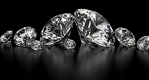 Loose diamonds and stones.